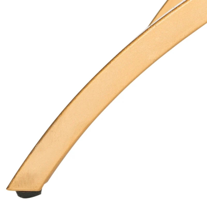 Banco curvo de lujo moderno — 38 x 18 x 18.3 — Ancho 38 x Profundidad 18 x Altura 18