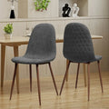 Chaises de salle à manger de style mi-siècle (lot de 2)