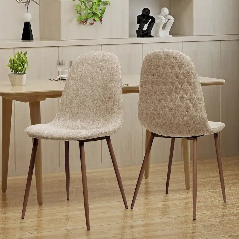 Chaises de salle à manger de style mi-siècle (lot de 2)