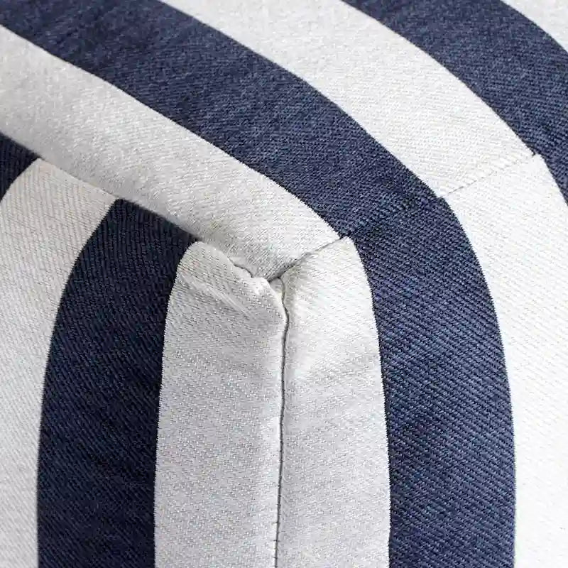 Pouf carré moelleux d’intérieur/extérieur de 18 x 18 pouces