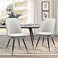 Juego de 2 sillas de comedor modernas, sillas de comedor de mediados de siglo