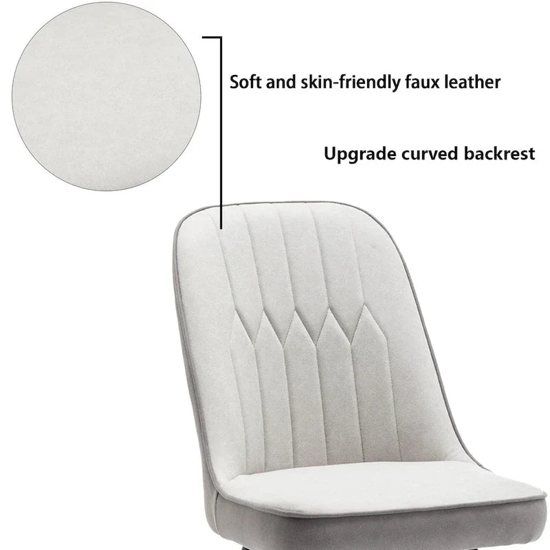 Juego de 2 sillas de comedor modernas, sillas de comedor de mediados de siglo