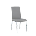 Chaises d’appoint modernes cantilever rembourrées (lot de 4)