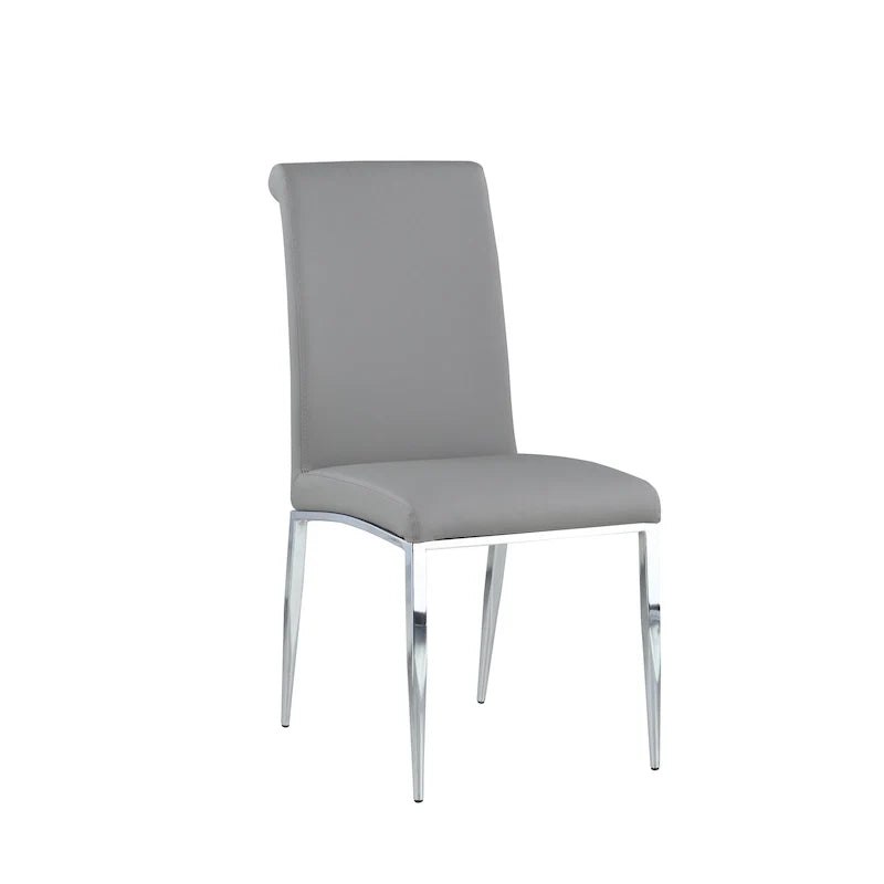 Chaises d’appoint modernes cantilever rembourrées (lot de 4)