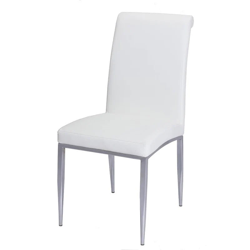Chaises d’appoint modernes cantilever rembourrées (lot de 4)