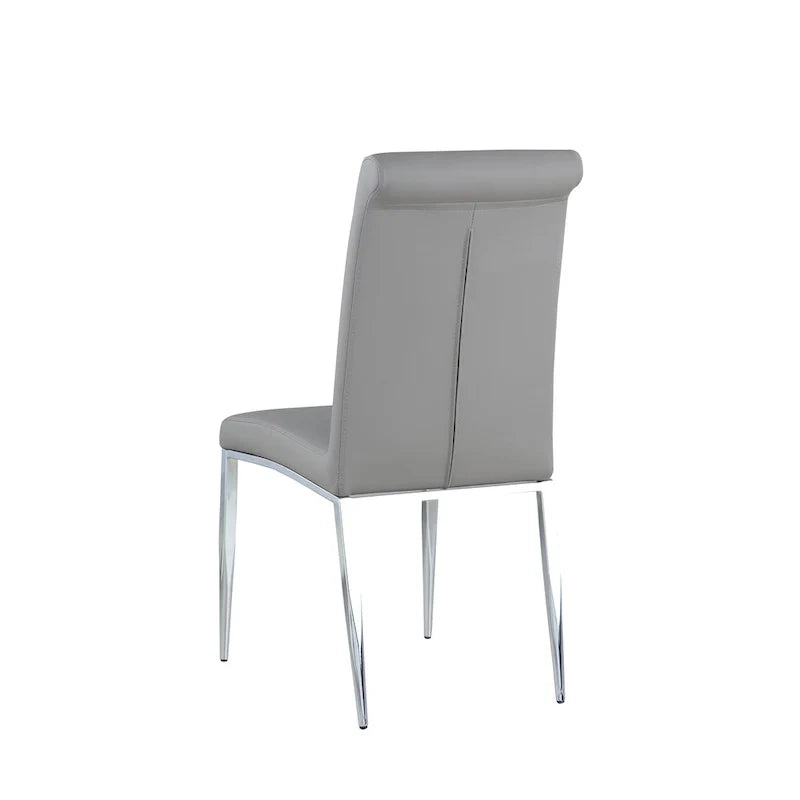 Chaises d’appoint modernes cantilever rembourrées (lot de 4)