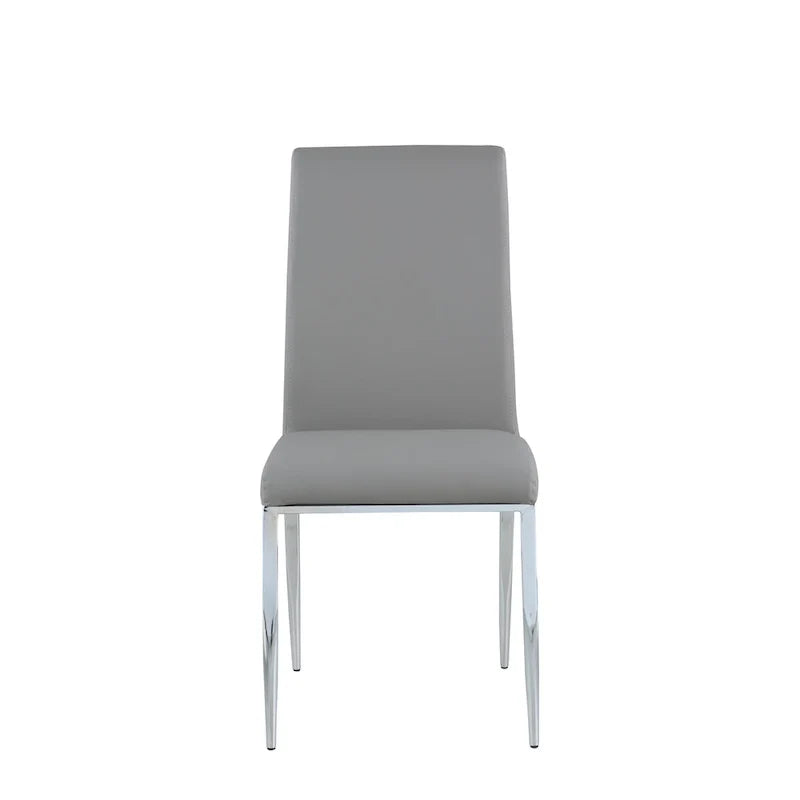 Chaises d’appoint modernes cantilever rembourrées (lot de 4)