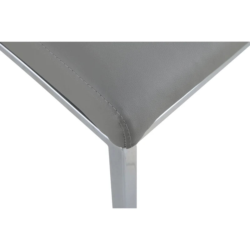 Chaises d’appoint modernes cantilever rembourrées (lot de 4)