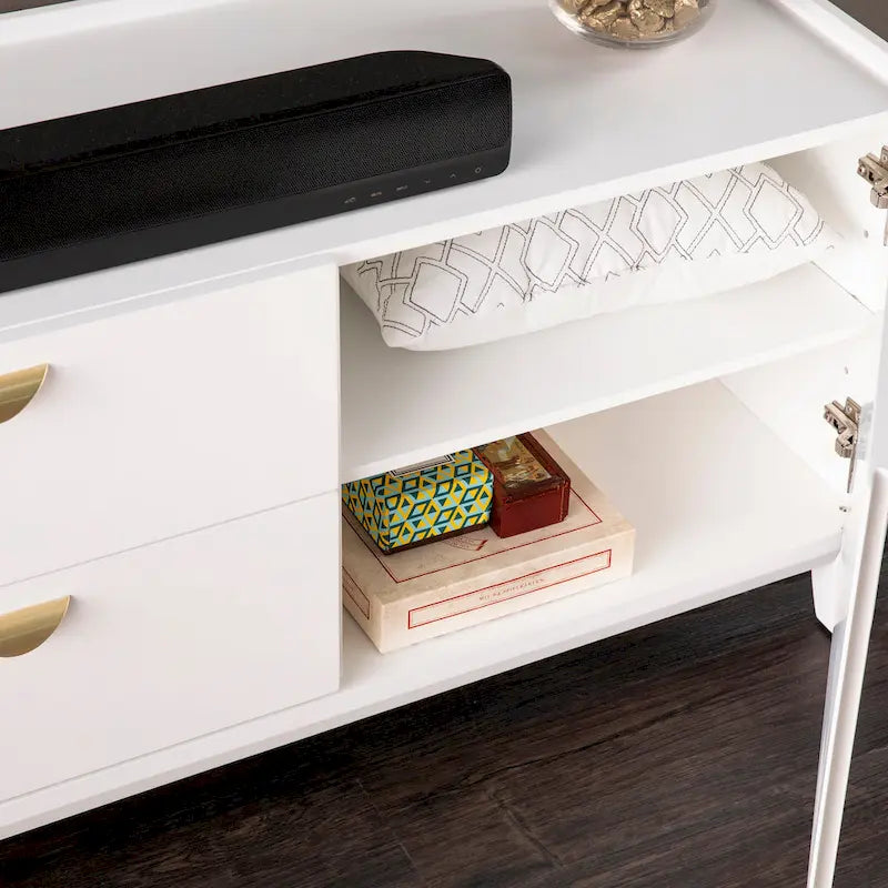 Mueble para TV con almacenamiento (para televisores de hasta 55 pulgadas)