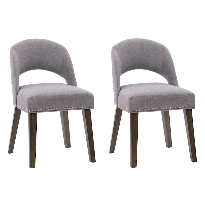 Chaises de salle à manger rembourrées (lot de 2)