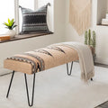 Banc moderne rembourré de style sud-ouest