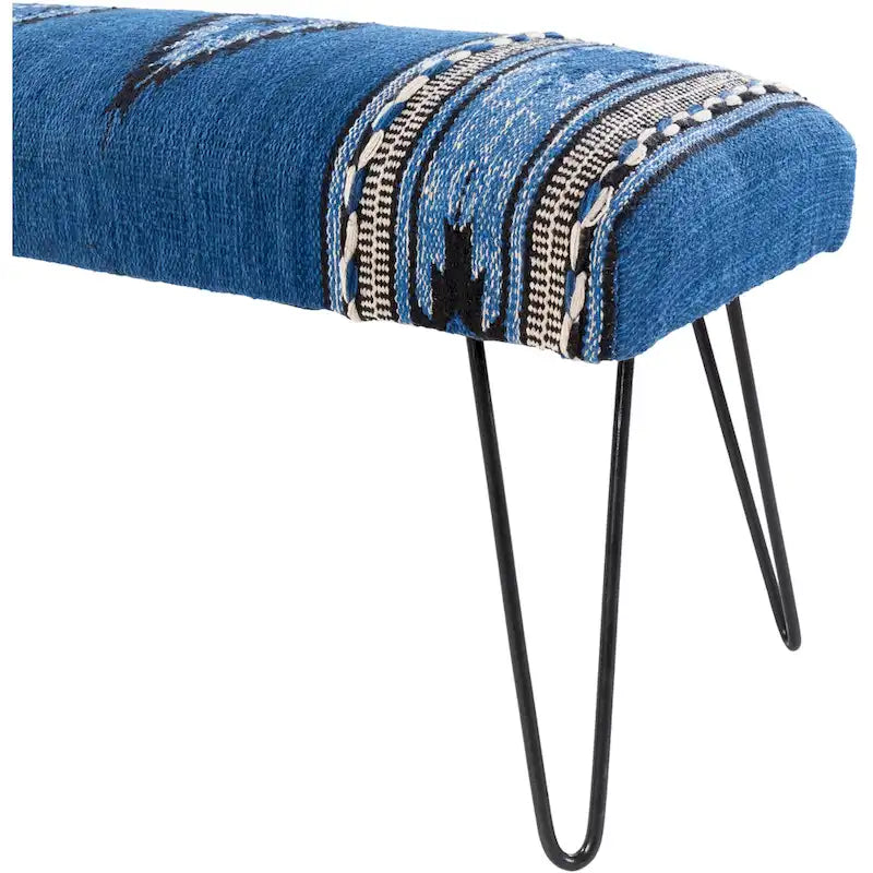Banc moderne rembourré de style sud-ouest