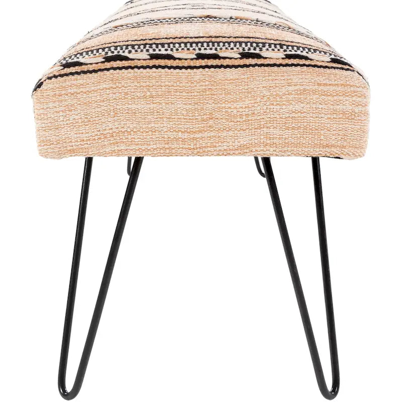 Banc moderne rembourré de style sud-ouest