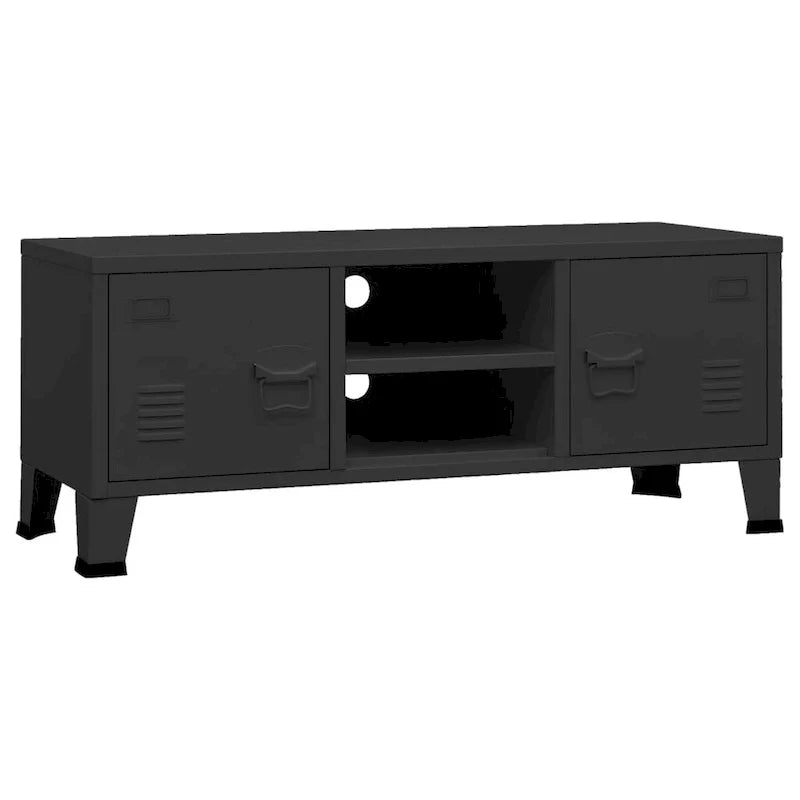 Armario para TV/panel de control de TV/armario auxiliar/mueble de TV/centro multimedia para el hogar/armario/armario metálico - 41.3 x 13.8 x 16.5 XL