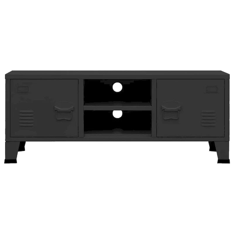 Armario para TV/panel de control de TV/armario auxiliar/mueble de TV/centro multimedia para el hogar/armario/armario metálico - 41.3 x 13.8 x 16.5 XL