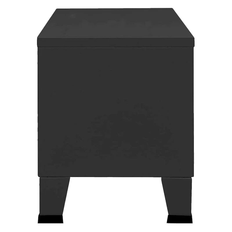 Armario para TV/panel de control de TV/armario auxiliar/mueble de TV/centro multimedia para el hogar/armario/armario metálico - 41.3 x 13.8 x 16.5 XL