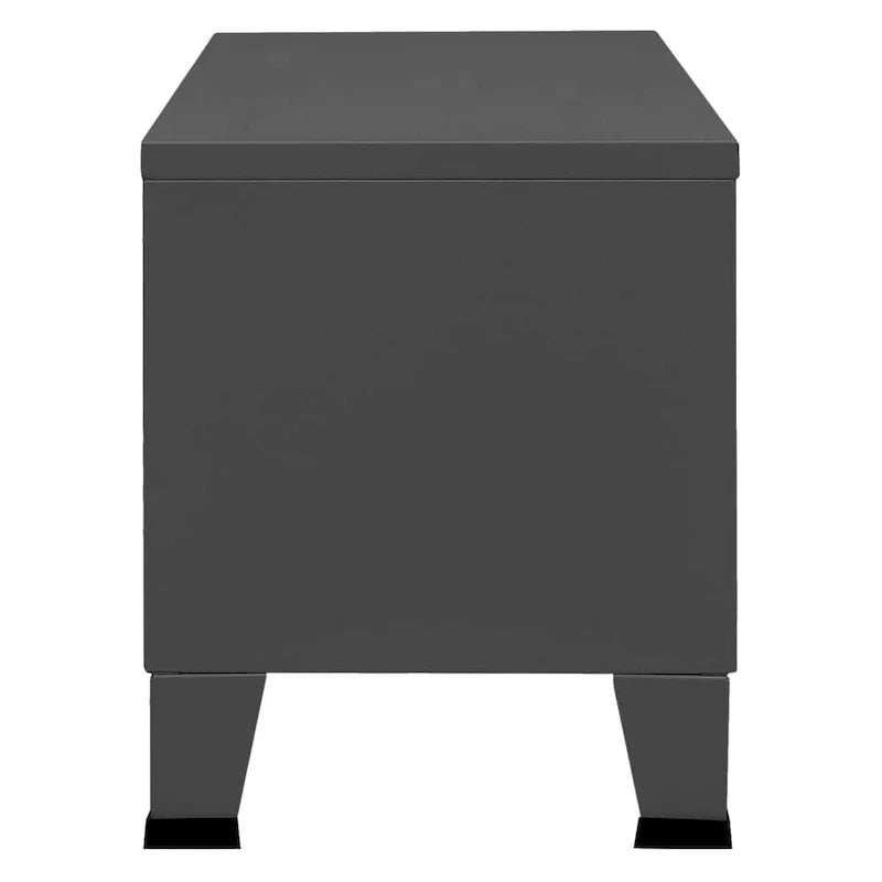 Armario para TV/panel de control de TV/armario auxiliar/mueble de TV/centro multimedia para el hogar/armario/armario metálico - 41.3 x 13.8 x 16.5 XL
