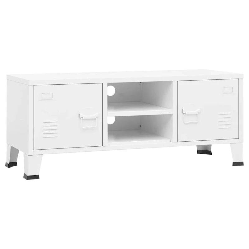 Armario para TV/panel de control de TV/armario auxiliar/mueble de TV/centro multimedia para el hogar/armario/armario metálico - 41.3 x 13.8 x 16.5 XL
