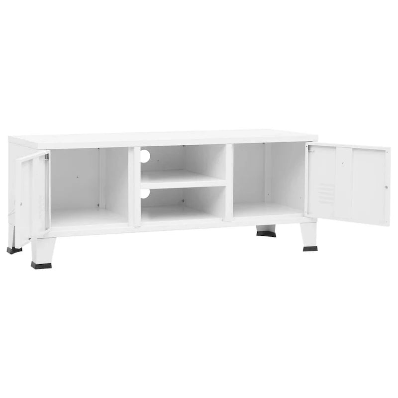 Armario para TV/panel de control de TV/armario auxiliar/mueble de TV/centro multimedia para el hogar/armario/armario metálico - 41.3 x 13.8 x 16.5 XL