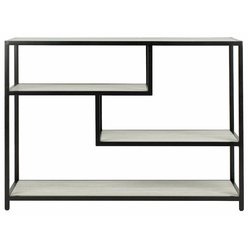 Mesa consola geométrica — 42 x 16 x 30.3 — Ancho 42 x Profundidad 16 x Altura 30