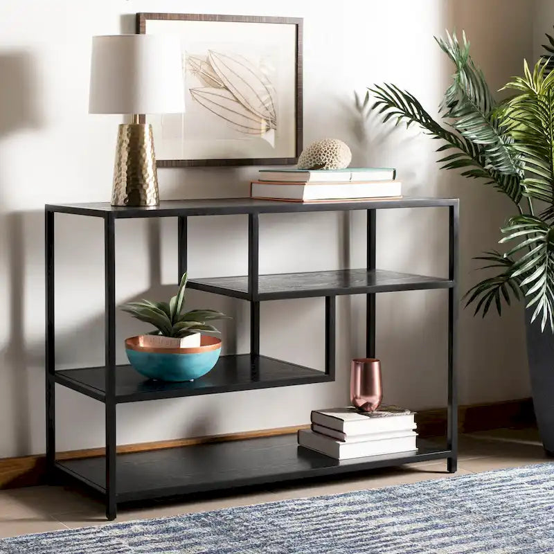 Mesa consola geométrica — 42 x 16 x 30.3 — Ancho 42 x Profundidad 16 x Altura 30