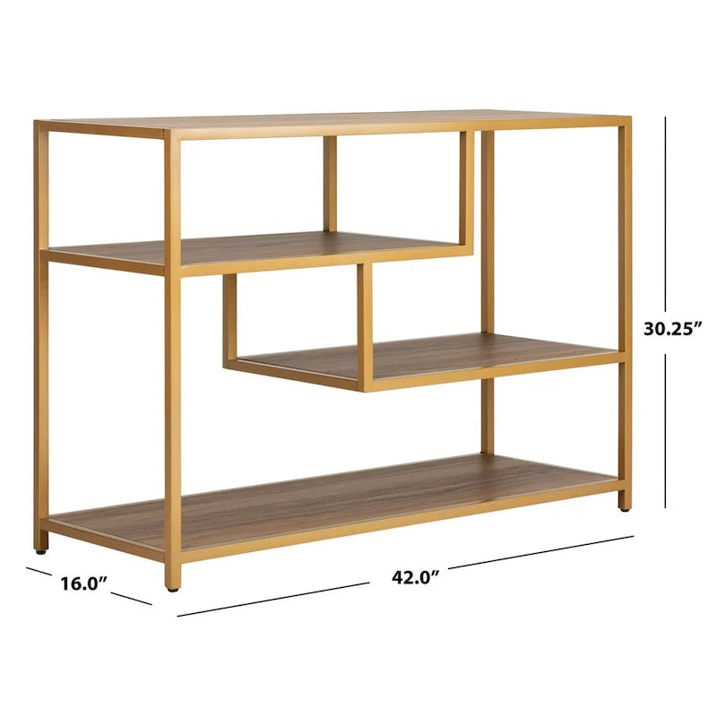 Console géométrique — 42 x 16 x 30.3 — largeur 42 x profondeur 16 x hauteur 30