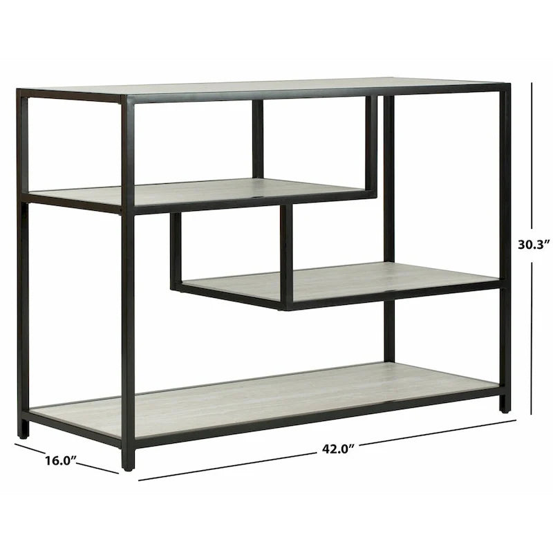 Console géométrique — 42 x 16 x 30.3 — largeur 42 x profondeur 16 x hauteur 30