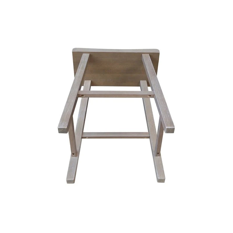 Taburete de altura de barra con asiento tipo silla de montar - altura del asiento de 24 in.