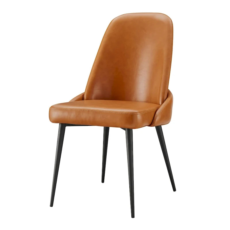 Chaises de salle à manger en cuir PU (lot de 2)