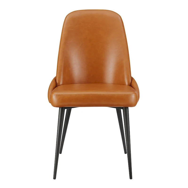 Chaises de salle à manger en cuir PU (lot de 2)