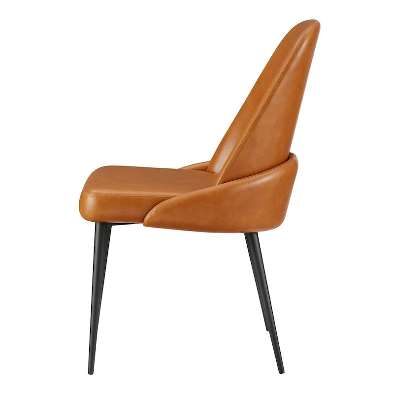 Chaises de salle à manger en cuir PU (lot de 2)