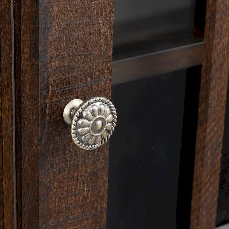 Mueble para TV con chimenea eléctrica y control remoto
