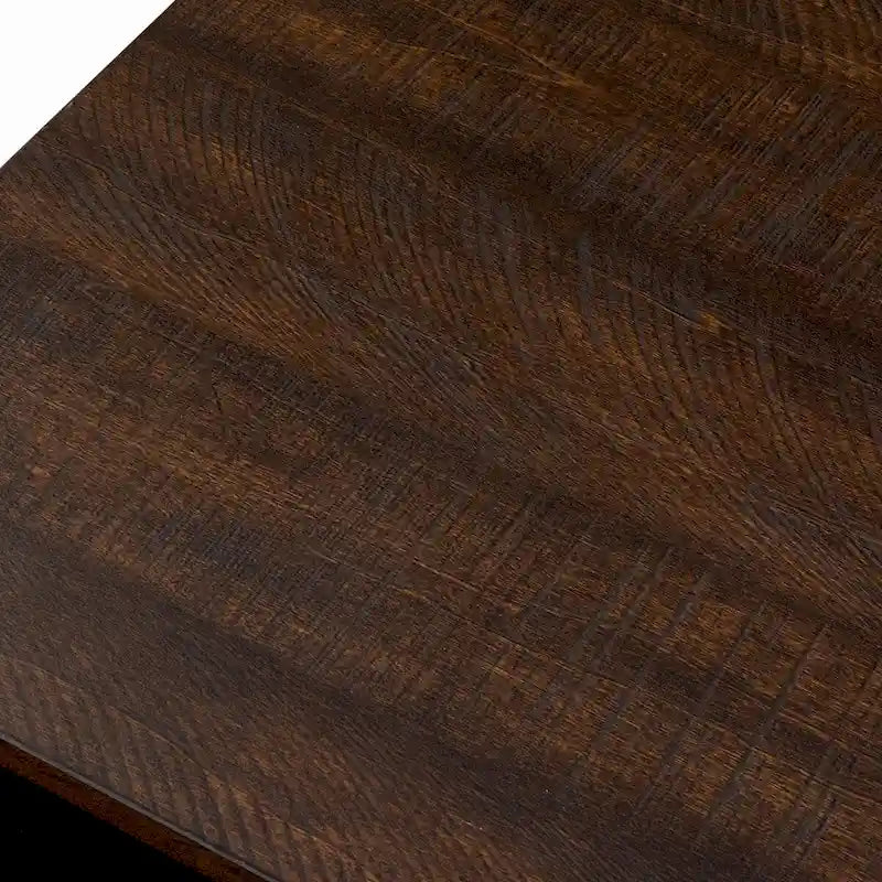 Mueble para TV con chimenea eléctrica y control remoto