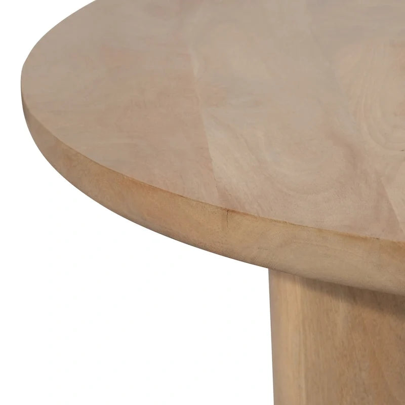 Elegante juego de mesas de centro de madera de mango estilo bohemio — Un imprescindible para un hogar moderno
