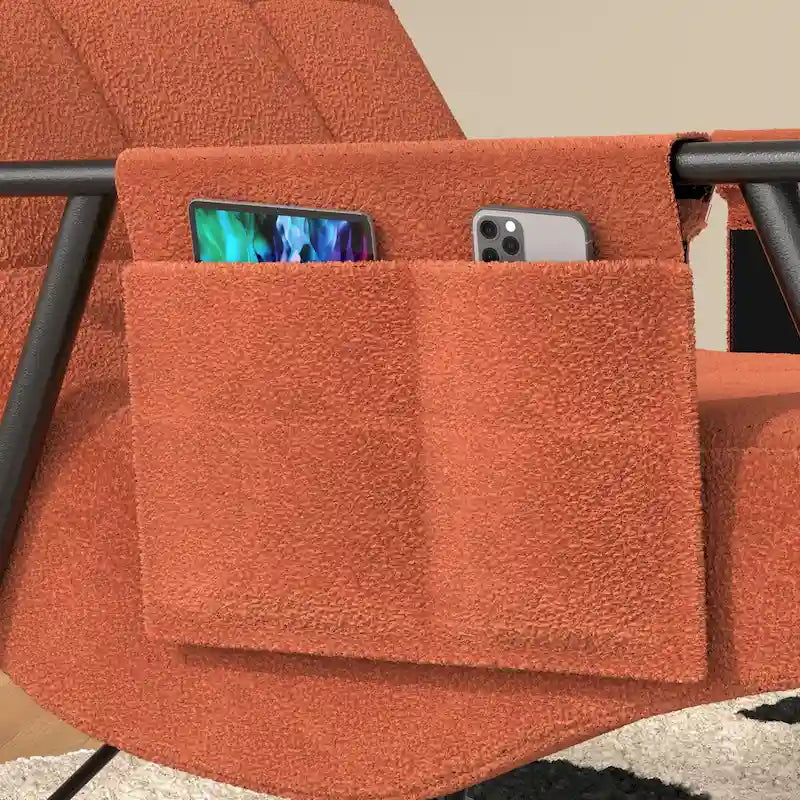 Sillón mecedora ajustable, sillón deslizante para guardería con respaldo alto ajustable y reposapiés